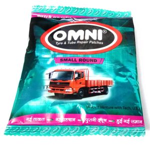 Omni Round Tube Patches - Small Round - 40 Per Box